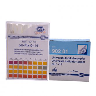 tiras peroxidas y papel indicador